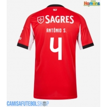 Camisa de time de futebol Benfica Antonio Silva #4 Replicas 1º Equipamento 2025-26 Manga Curta
